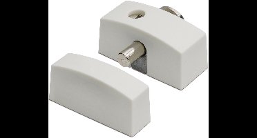 Oplegslot - Wit - Zamac - Dulimex - Dulimex smal binnendraaiend 75x33mm, wit