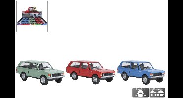 Welly 1970 Land Rover Range Rover verkoop per stuk die cast pull back motor 11,5 cm speelgoed auto