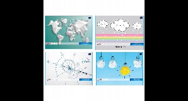 Interdruk BLT - Tekenkartonblok - A4 - 10 vel - Stevig - Wit - Voor tekenen - Hoogwaardige kwaliteit