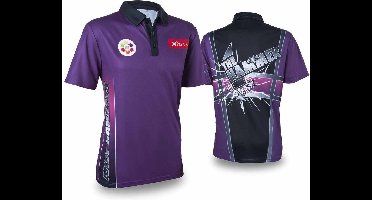 XQmax Darts Andy Hamilton replica wedstrijdshirt paars M QD9200330