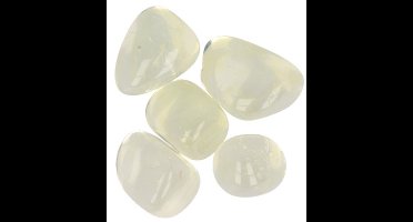 Opaliet geel 50 gr. trommelstenen (synth) (mt3)