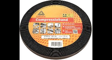 Deltafix - Compressieband zwrt 10mx15/3