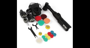 Polijstmachine - Elektrische - Polijstschijven - Poetsmachine - 220V - Polijstmachine Auto - Polijst- en Waxmachine met Accessoires