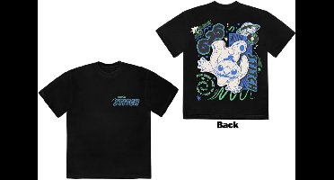 Disney - Stitch Handstand Heren T-shirt - S - Zwart