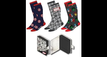 Marvel Sokken Heren Dames - 3 Paar - Maat 38/45 - One Size