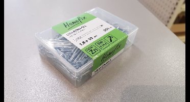 Homefix draadnagel verzinkt platte kop – 1,8 x 30 mm (200 gram)