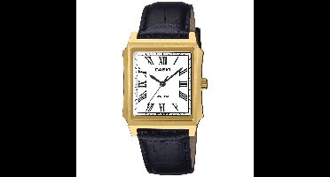 Casio Casio Collection MTP-B190GL-7BVEF Horloge - Leer - Zwart - Ø 32.5 mm