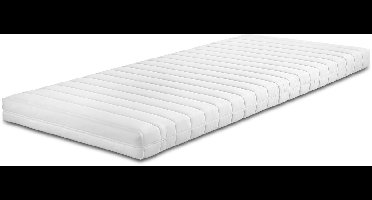 Bodyprotect 80 x 200 cm koudschuimmatras Comfort Line | orthopedisch schuimmatras | hardheidsgraad 2 | Made in EU | afneembare hoes, wasbaar op 60 graden | 80 x 200 x 10 cm | wit