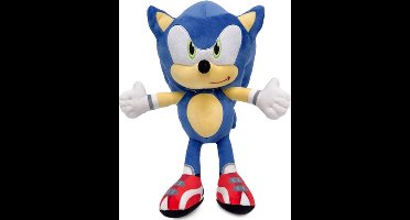 Sonic - Sonic The Hedgehog Pluche Knuffel 24 cm {Speelgoed knuffelpop knuffeldier voor kinderen jongens meisjes | Sonic, Miles, Knuckles, Shadow, Eggman | Sonic de Egel Knuffels}