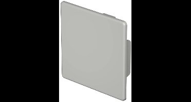 OBO Eindstuk 60x60mm, PVC, steengrijs, 7030