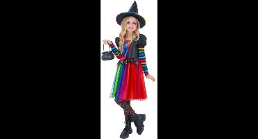 Rainbow Witch Costume kids