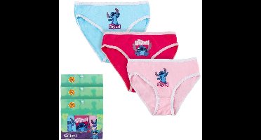 Meisjesslips - 3-pack - Stitch - 100% katoen - 2/3 jaar - 92-98 cm