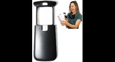 Vergrootglas Met Verlichting - Loeplamp met Led Verlichting - Zwart