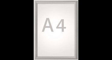 MAUL Klapbare wissellijst MAULstandard staand formaat A4 aluminium 1.2 x 33 x 24 cm zilver