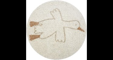 Puck Goose Vloerkleed - 90 cm - Creme