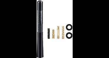 Universele koolstofvezel auto-antenne- vrachtwagen- korte antenne- vervangende voertuigantenne van 4-7 inch voor Ford- Dodge- Jeep- Toyota- Nissan- Mazda