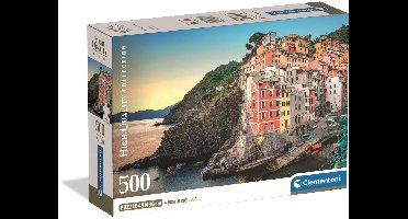 Clementoni - Puzzel - 500 Stukjes - Riomaggiore Kust - Puzzel Voor Volwassenen - High Quality Collection