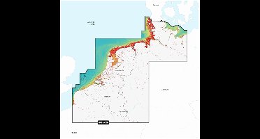 Garmin Navionics+™ | NSEU076R | microSD™/SD™ | Benelux en Duitsland, West | Alleen voor Garmin plotters!