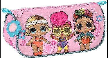 Schoolpennenzak LOL Surprise! Glow girl Roze (20 x 8.5 x 8 cm)