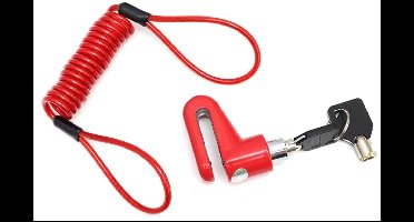 Elektrische Step Schijfremslot – Compatibel met Xiaomi M365 / Pro Modellen, Inclusief Stalen Kabel