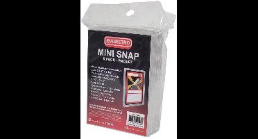 EVORETRO - 5-Pack Mini Snap Card Holders - Acryl Protector