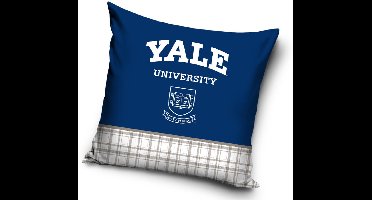 Sierkussen Yale University 40x40 cm (inclusief vulling)