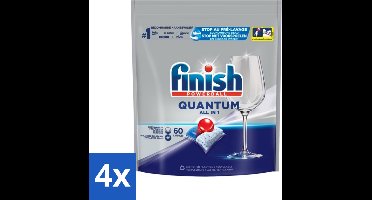 Finish Powerball - Quantum All in 1 - Vaatwastabletten - 60 Capsules - Voordeelverpakking - 4 stuks