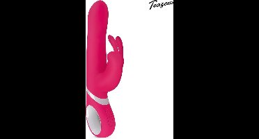 Teazers - Roterende & Vibrerende Rabbit Vibe - Oplaadbaar - Vibrator - Vibrators voor Vrouwen - Sex Toys voor Vrouwen - Vibrators - G-Spot Vibrator - Clitoris Stimulator - Roze