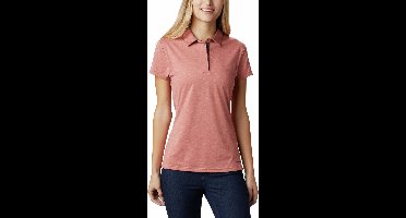 Columbia Outdoorshirt Bryce Polo Dames - Dark Coral Heat - Maat S