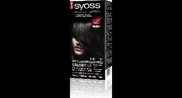 Syoss - Haarverf - 1_1 - Zwart - 115ml x 6
