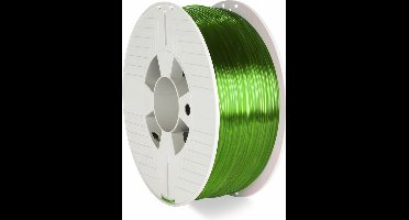 Verbatim 55064 3D Printer Filament PET-G 2.85mm 1Kg Groen Transparant