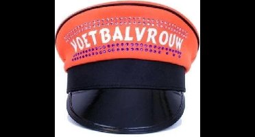 PartyXplosion - Pet - Voetbalvrouw - Oranje