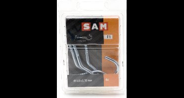 4x SAM schroefhaak 5x50mm 816988 F1