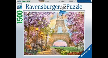 Ravensburger puzzel Verliefd in Parijs - Legpuzzel - 1500 stukjes