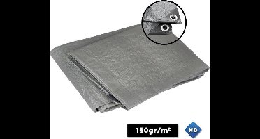 Grijs afdekzeil bache bouwzeil 2x3m 150gr/m²