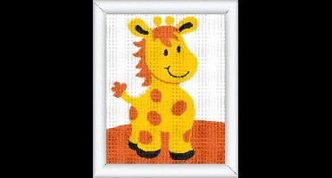 Vervaco - Stramien kit - Girafje - PN-0009591 - Borduren - Borduurpakket - Borduurpakket kind
