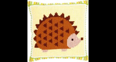 Vervaco - Kruissteekkussen kit - Baby egeltje - PN-0150074 - Borduren - Borduurpakket - Borduurpakket volwassenen - Borduurpakket kind