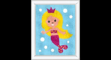 Vervaco - Stramien kit - Zeemeermin - PN-0171625 - Borduren - Borduurpakket - Borduurpakket kind