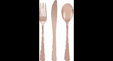 18 delige roségouden bestekset - Feestdecoratievoorwerp