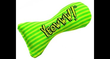 Yeowww! Vis Sardientje - Catnip Kattenkruid Speeltje voor Katten - Gestreept - 7.5 cm