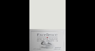Excellence Jersey Topper Hoeslaken - Eenpersoons - 90/100x210/220 cm - Offwhite