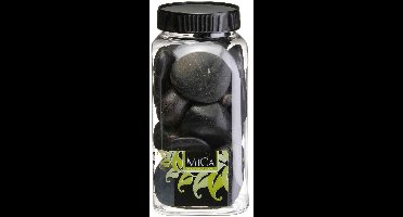 Mica decorations steentjes mica zwart