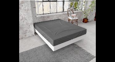 Dreamhouse Flanel Hoeslaken Premium - 200 x 200/220 - Antraciet