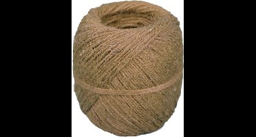 Jute touw – bindtouw 2 draads – Ca 500gr - Naturel