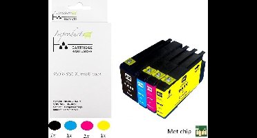 Improducts® Inkt cartridges - Alternatief Hp 950 XL 951 XL 950XL 951XL SET v4 chip