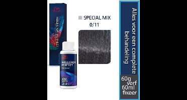 Koleston Perfect ME+ 0/11 met een flesje Welloxon Perfect 20V 6% 60ML (ORIGINAL)