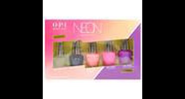 O.P.I Infinite Shine Neon Collection Mini Nailpolish Cadeauset - 5 x 3.75 ml