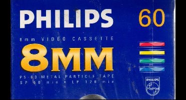 PHILIPS P5 - 60 Video Cassette 8 MM Metal particle tape