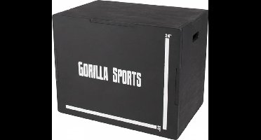 Gorilla Sports Plyobox - Springbox - Crossfit - Hout - 51/60,5/76 cm