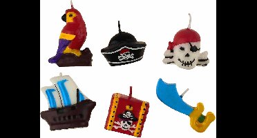 AMSCAN - Piraten kaarsen - Decoratie > Kaarsjes